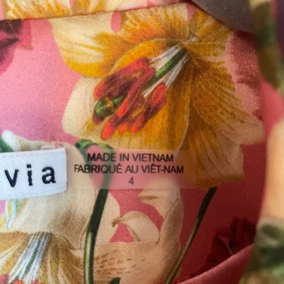 Alice + Olivia Pink and White Floral Blazer - Picture 10 of 12